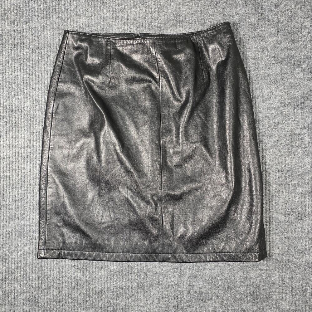 Wilsons Leather Black Pencil Skirt Women’s 10‎ Genuine Leather